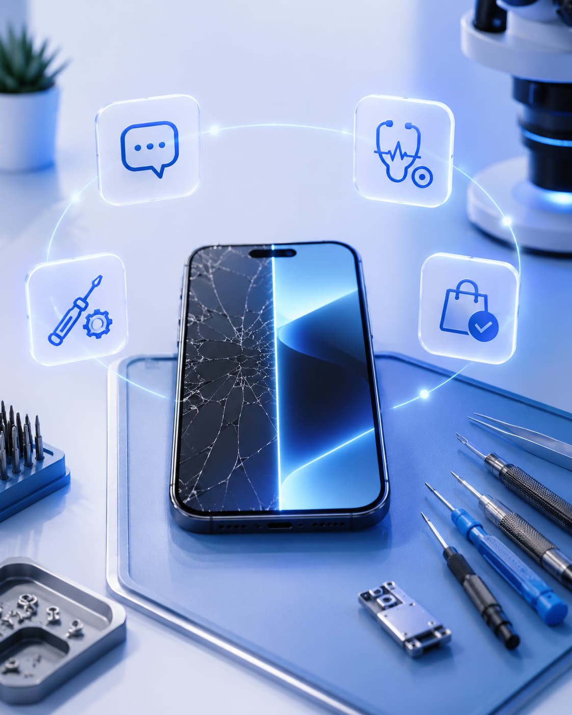 iPhone repair process at ThrifTech in Welland and Fonthill