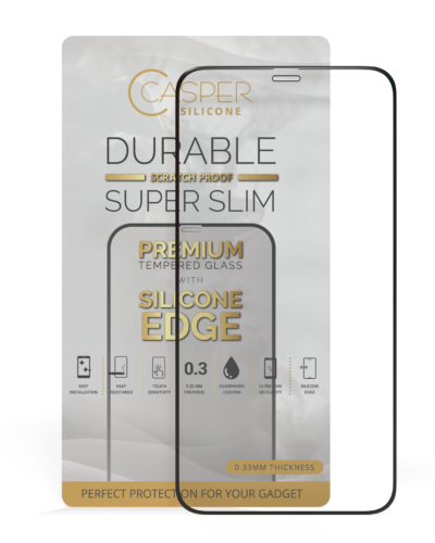 iPhone XS Max / 11 Pro Max silicone clear standard tempered glass screen protector