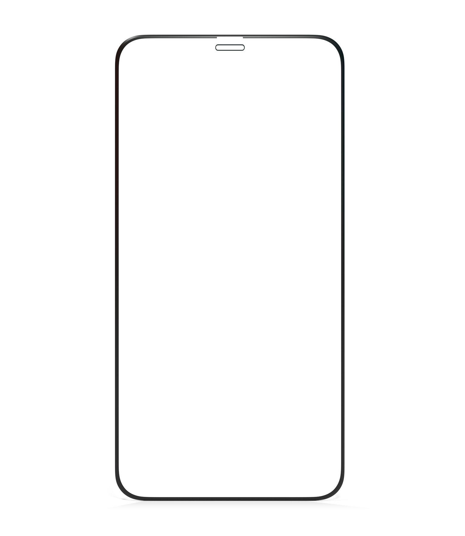 Casper Silicone Tempered Glass For iPhone XS Max / 11 Pro Max (Retail Pack) (Clear)