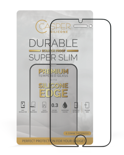 iPhone 6 Plus / 6S Plus / 7 Plus / 8 Plus silicone clear standard tempered glass screen protector