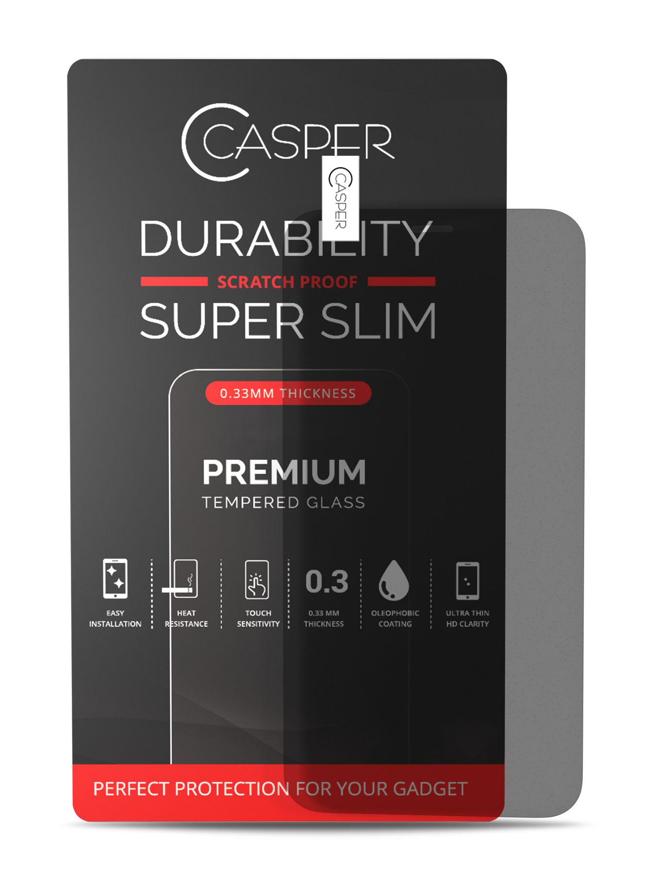 Casper Tempered Glass For iPhone X / XS / 11 Pro (Retail Pack) (Privacy)