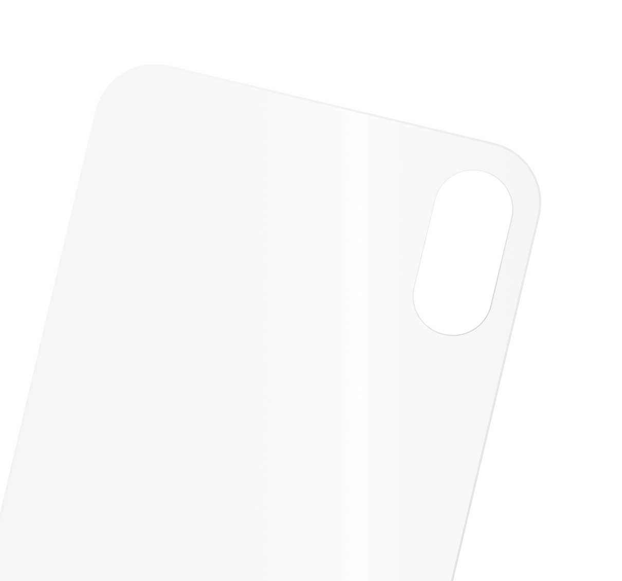 Casper Tempered Glass (Back Glass) For iPhone X / XS (Retail Pack) (Clear)