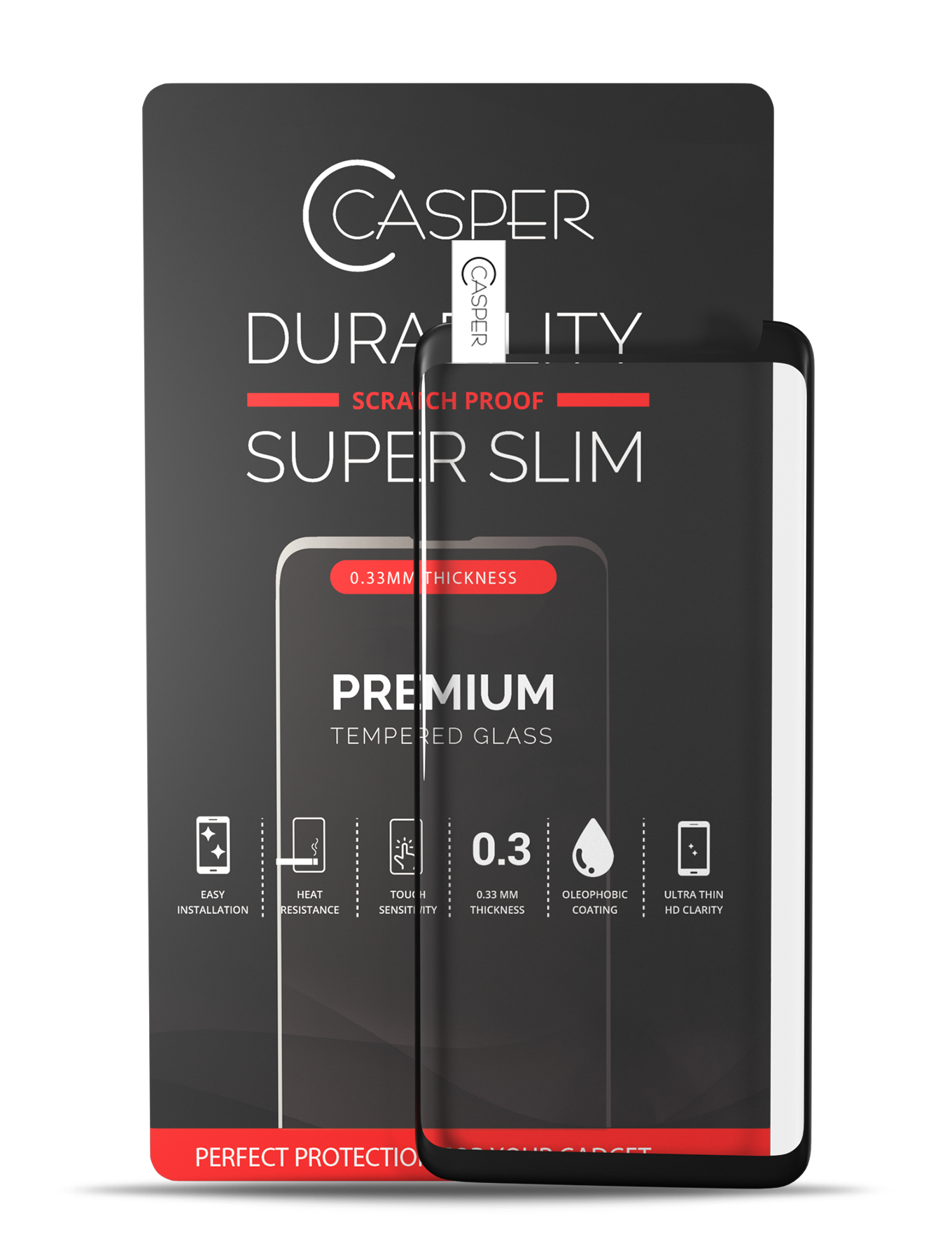 Casper Tempered Glass Screen Protector for Samsung Galaxy Note 9 - Clear