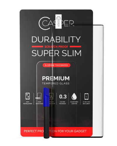 Casper UV Tempered Glass with Glue for Samsung Galaxy Note 10 - Case Friendly