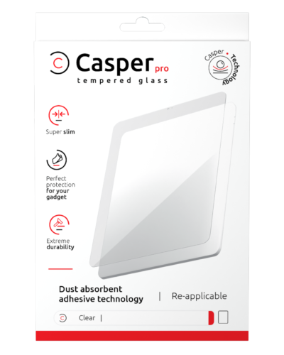 Casper Pro Tempered Glass Screen Protector for iPad Pro 12.9" 1st Gen (2015)/2nd Gen (2017) - Clear