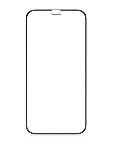 iPhone 12 Mini silicone clear standard tempered glass screen protector