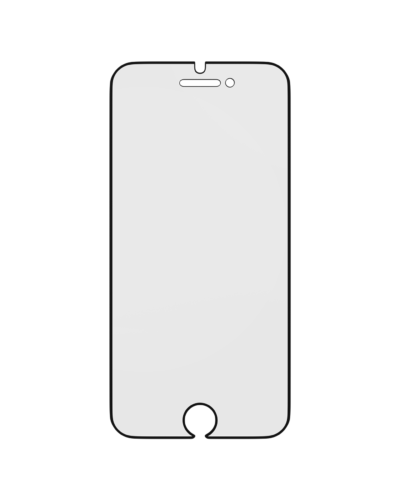 iPhone 6 Plus / 6S Plus / 7 Plus / 8 Plus silicone edge clear tempered glass screen protector