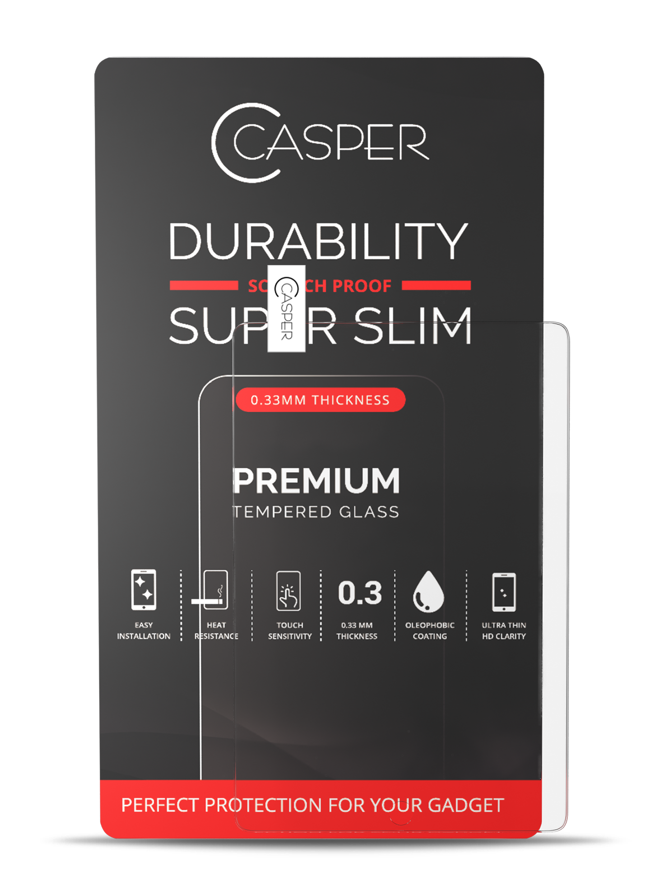 Casper Tempered Glass Screen Protector for iPad Mini 1/Mini 2/Mini 3 - Clear
