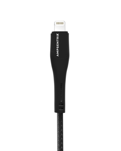 AmpSentrix Matrix Lightning to USB-C Cable (Non-MFI) (1m/3ft) - Black