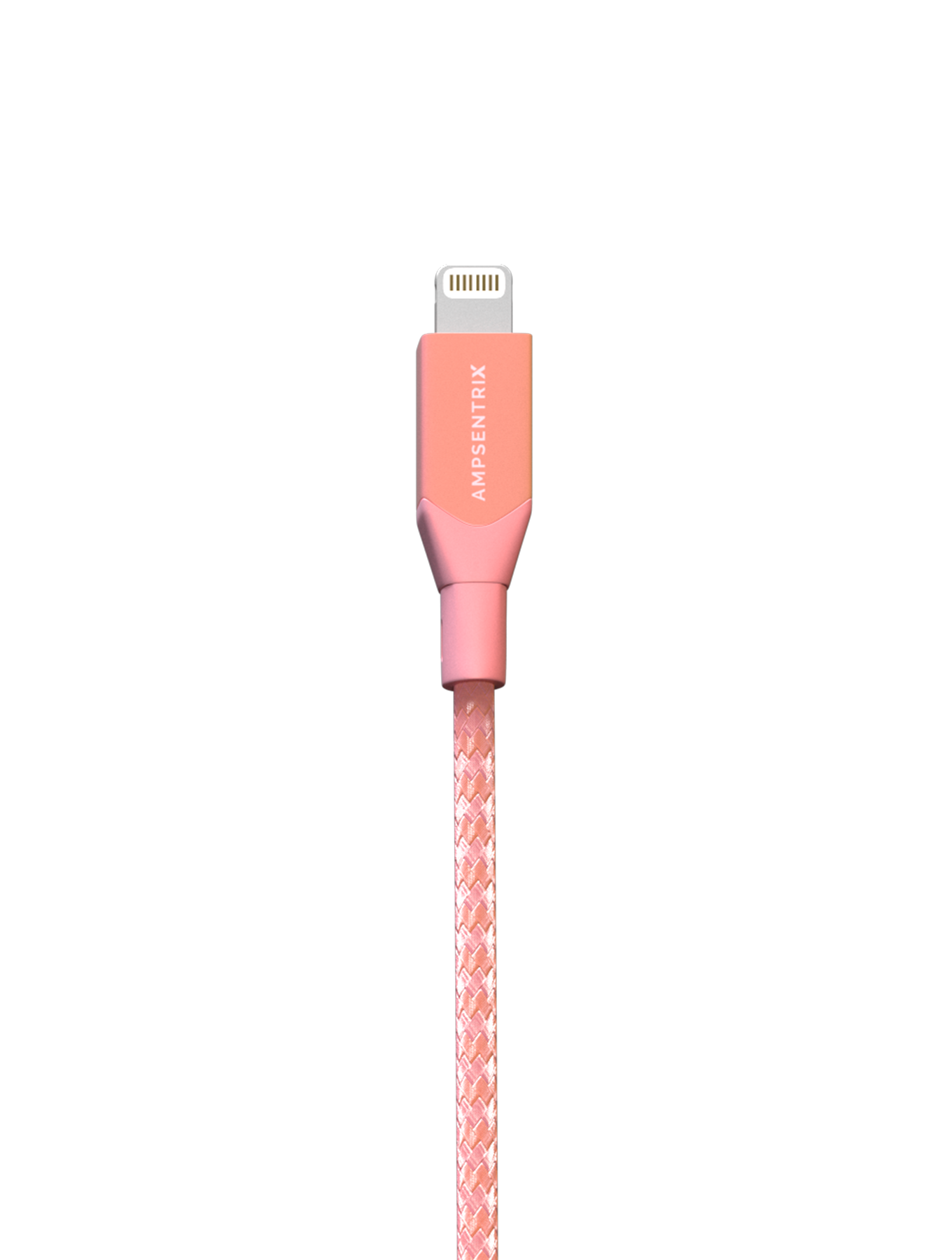 AmpSentrix Infinity Lightning to USB-C Cable (Non-MFI) (1m/3ft) - Pink