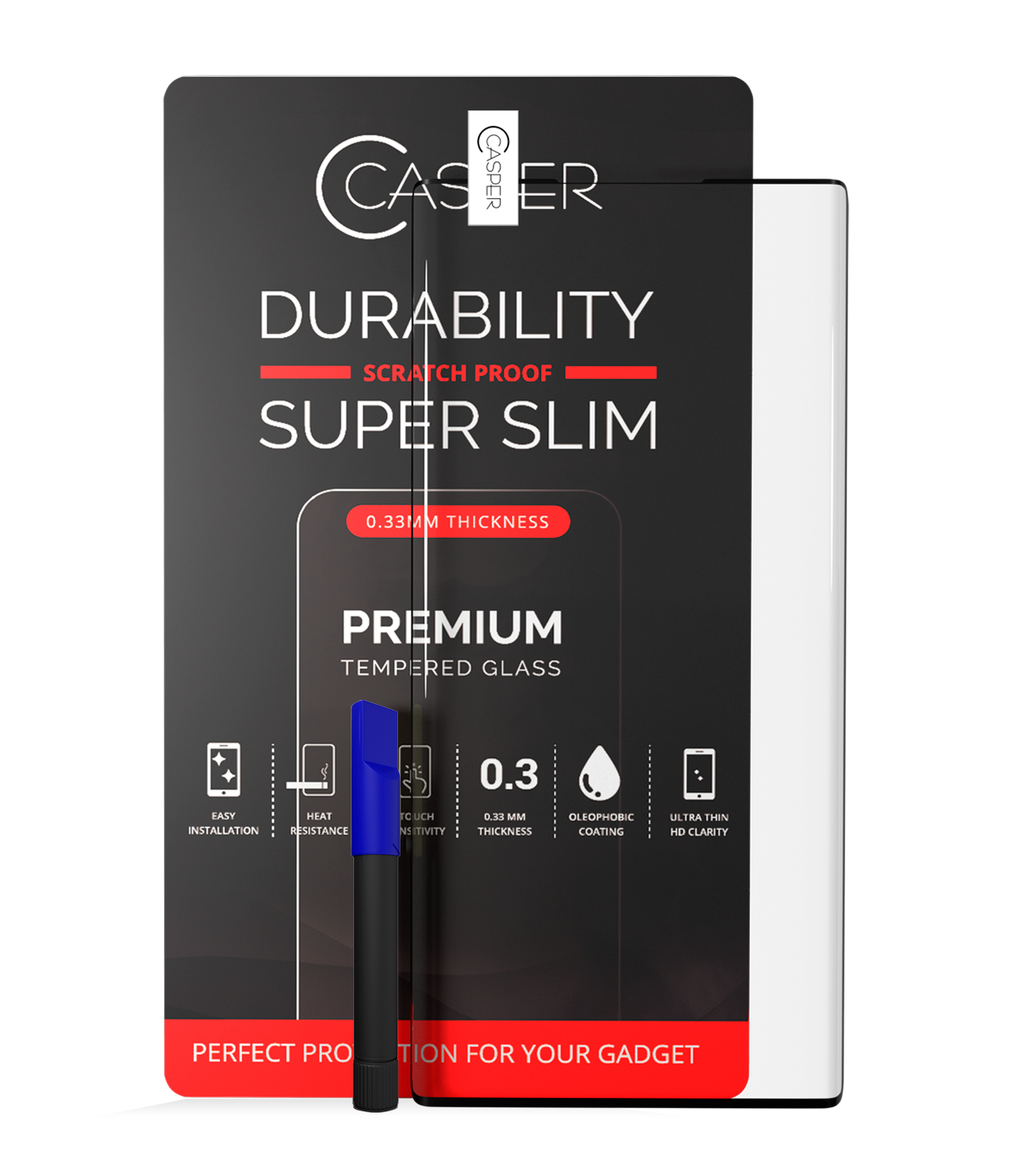 Casper UV Tempered Glass with Glue for Samsung Galaxy Note 20 Ultra - Case Friendly