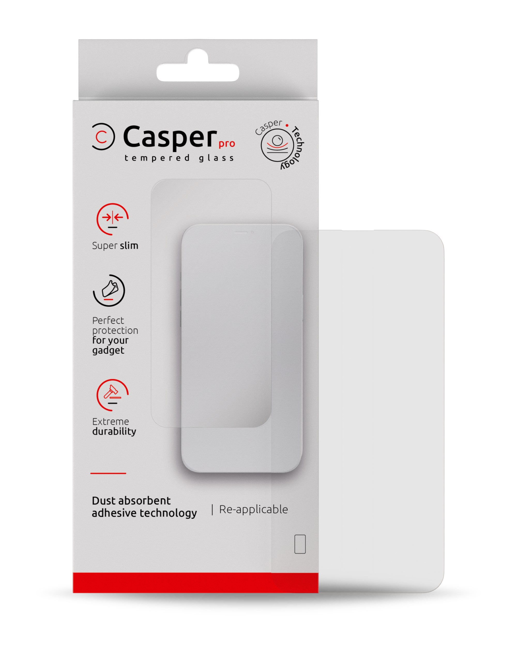 Casper Pro Tempered Glass Screen Protector for Samsung Galaxy A34 5G - Case Friendly