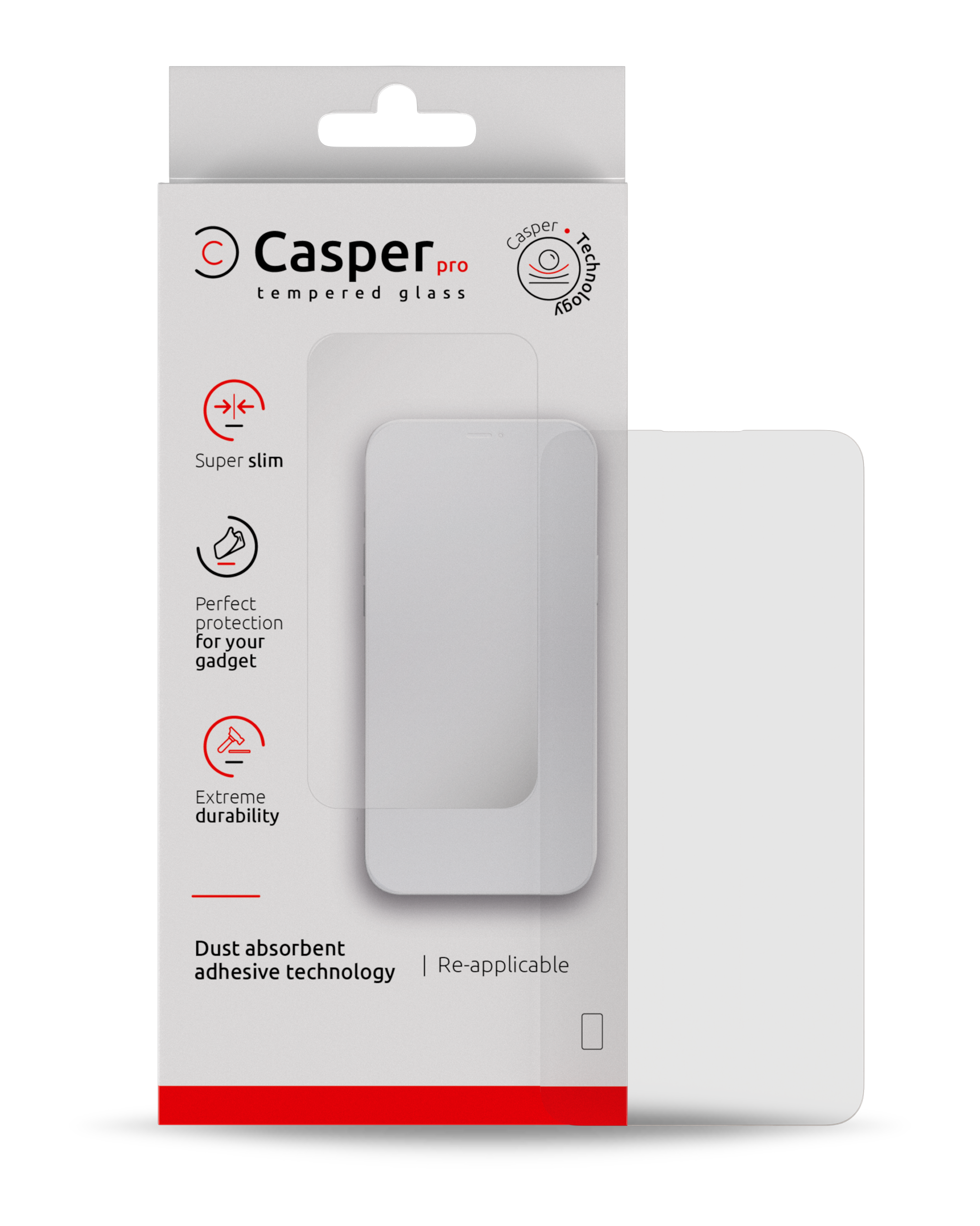 Casper Pro Tempered Glass Screen Protector for Samsung Galaxy A54 - Case Friendly
