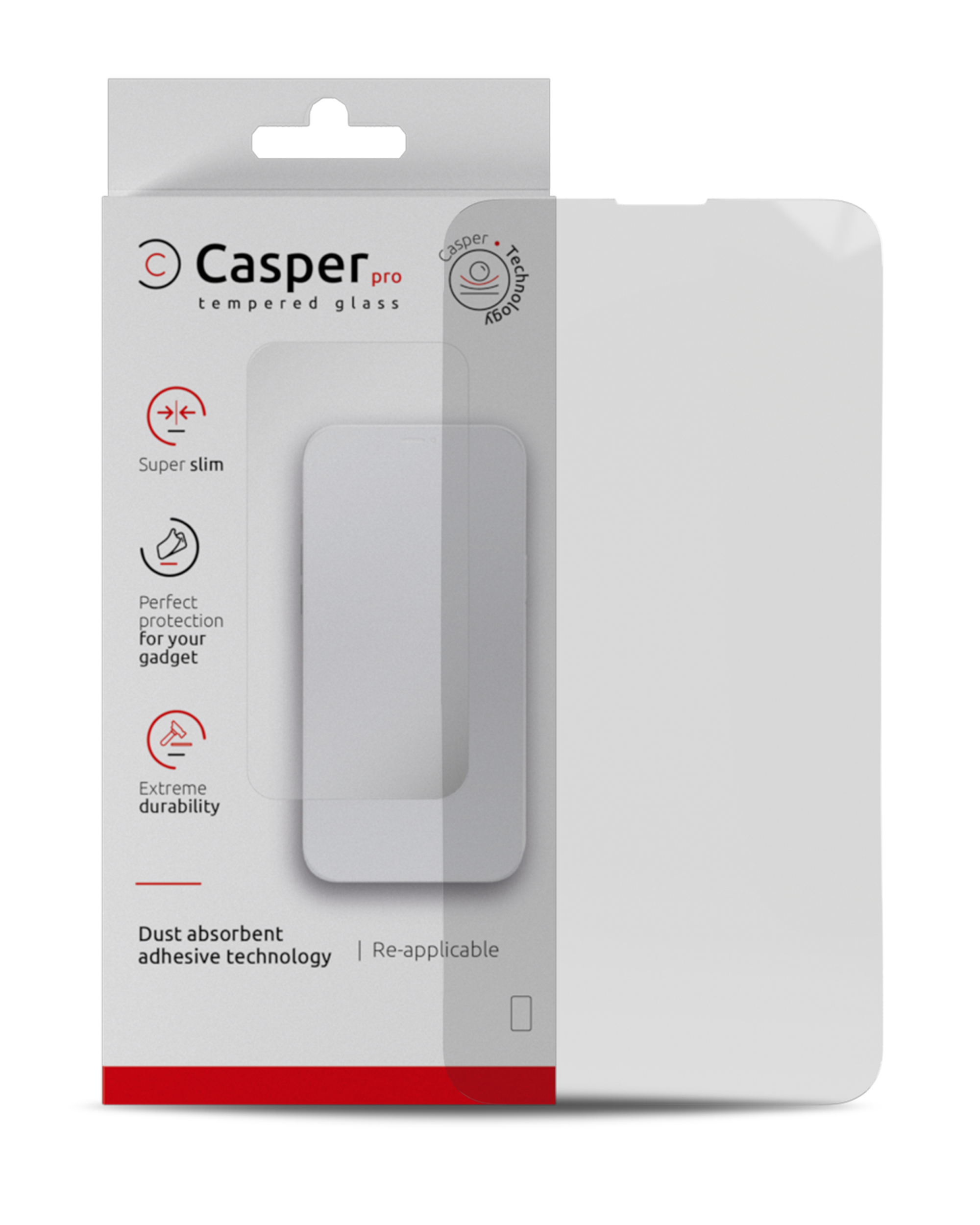 Pro Tempered Glass Screen Protector for iPhone 15 Plus / 16 Plus - Clear