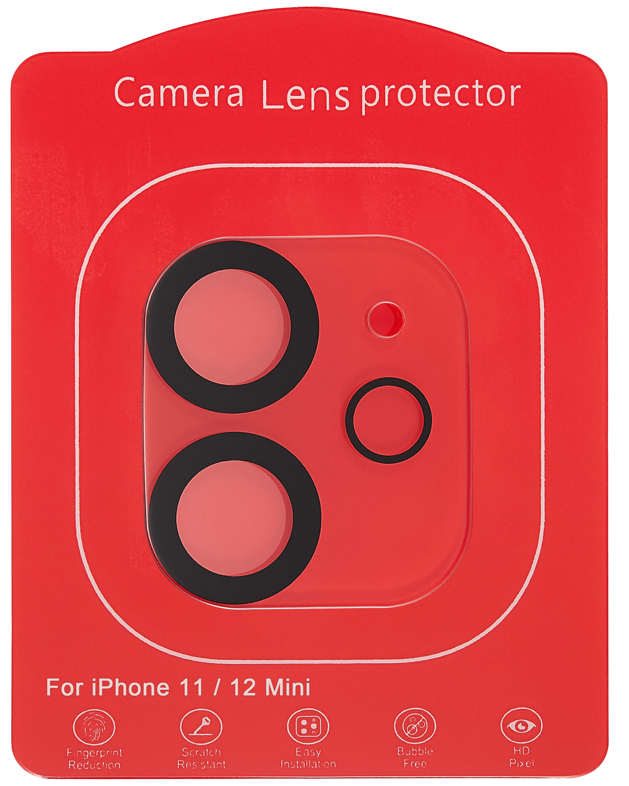 Casper Camera Lens Protector For iPhone 11 / 12 Mini (Crystal Full Cover)