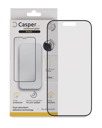iPhone 15 Pro Edge Tempered Glass Screen Protector Clear