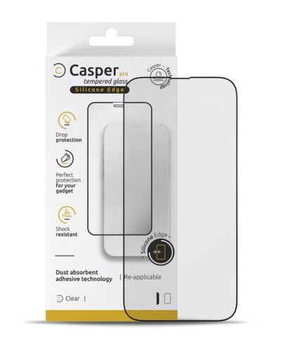 iPhone 15 Pro Silicone Edge Tempered Glass Screen Protector