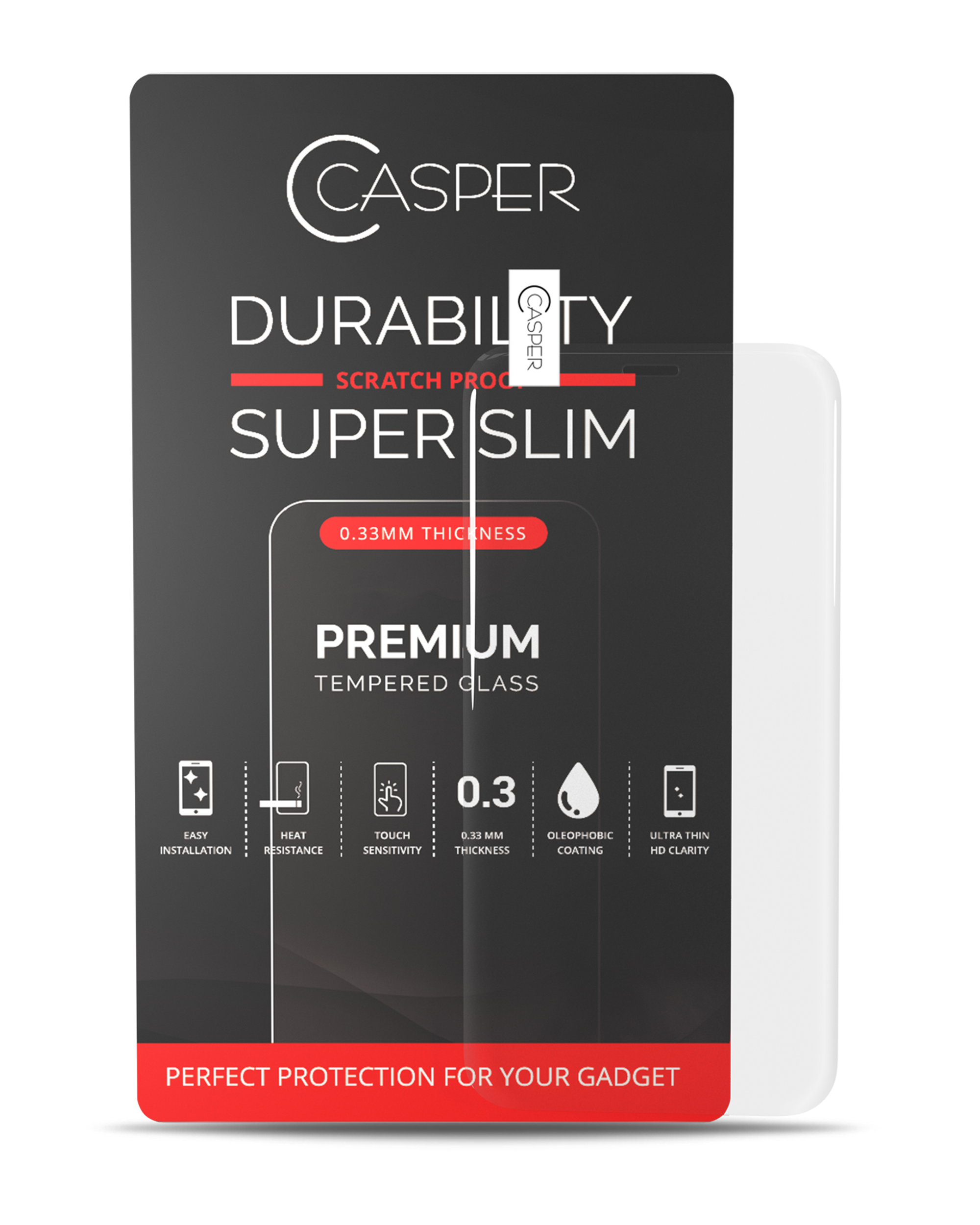 iPhone 12 Mini clear standard tempered glass screen protector