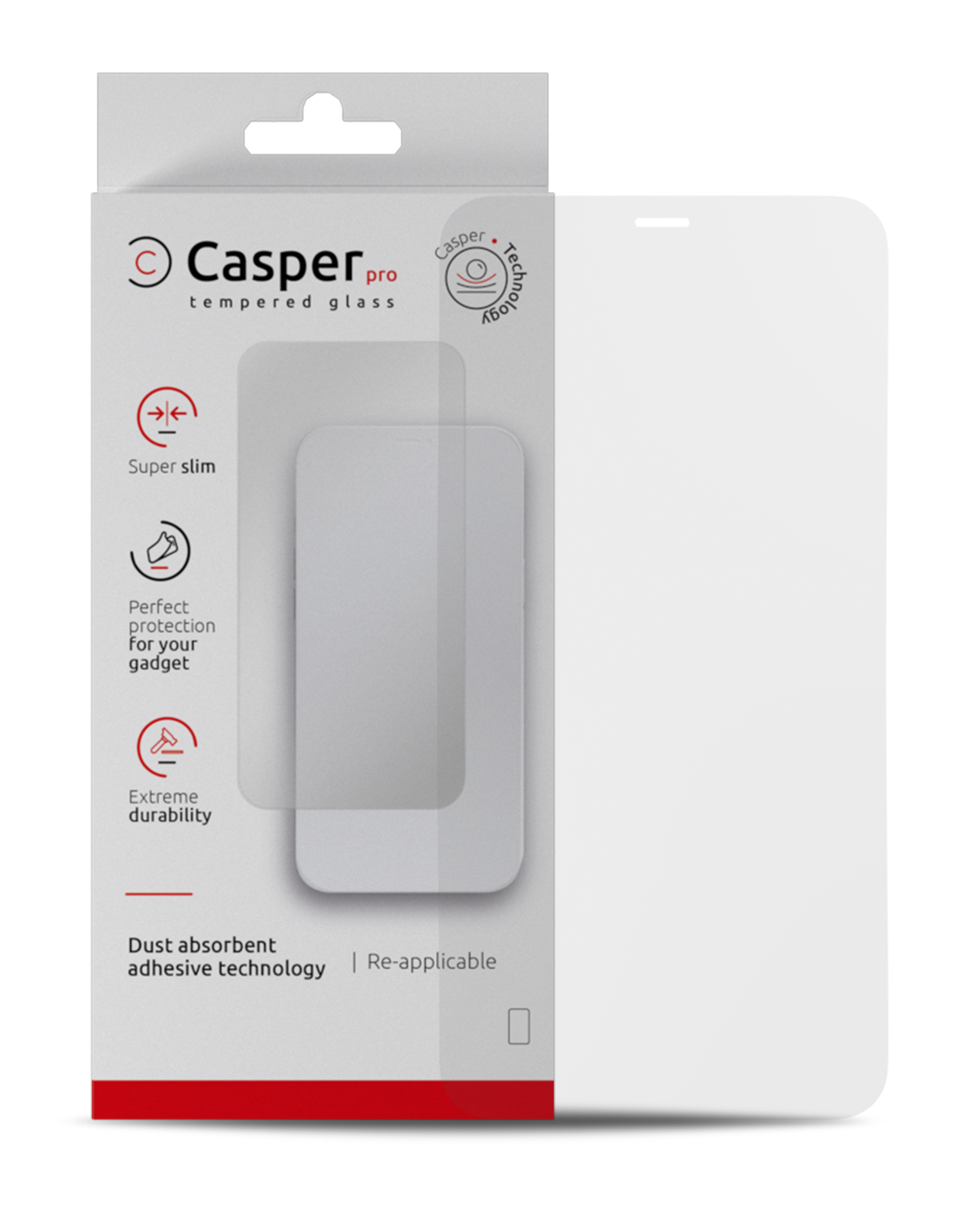 Casper Pro Tempered Glass For iPhone XR / 11 (Retail Pack) (Matte)