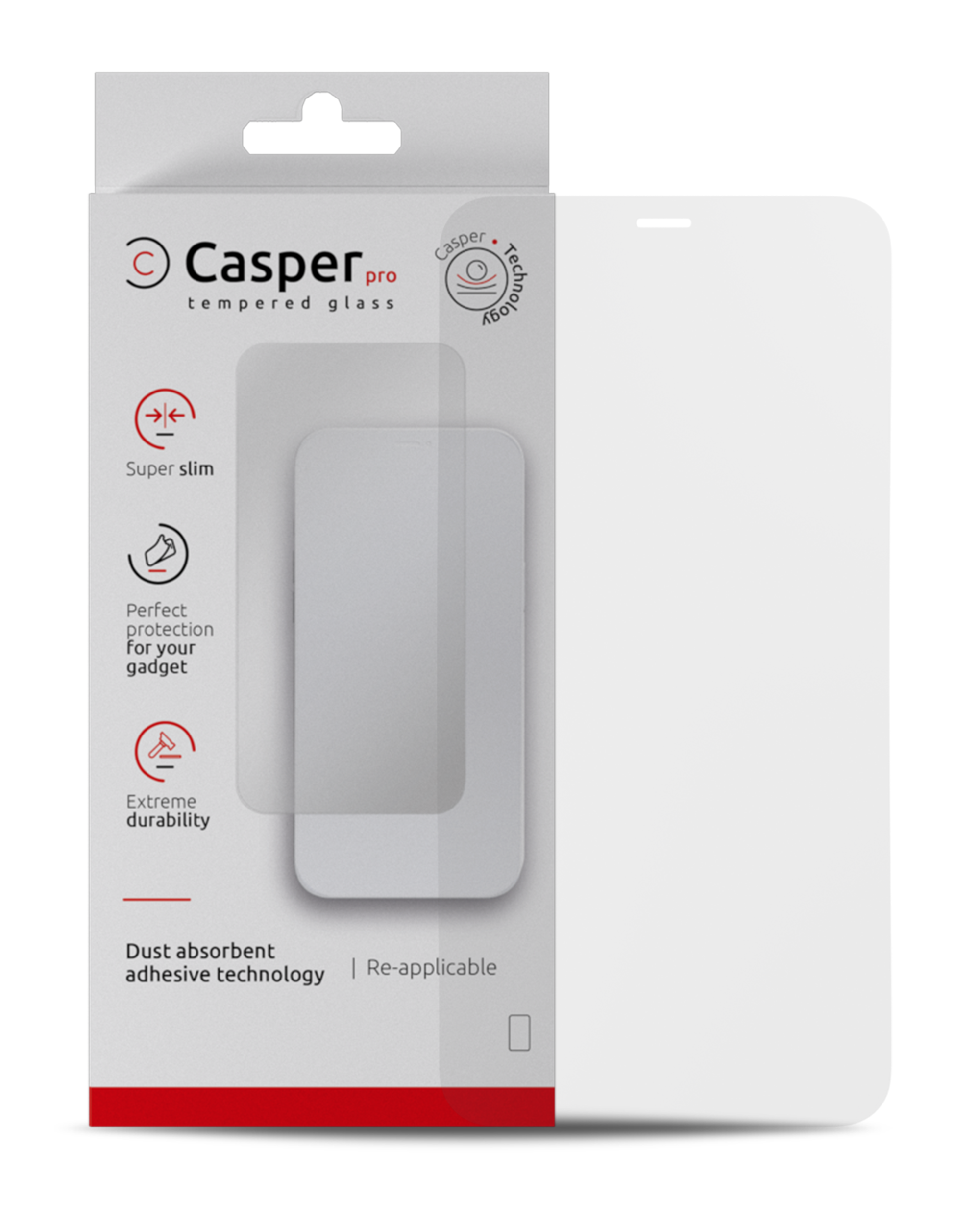 Casper Pro Tempered Glass For iPhone 12 Pro Max (Retail Pack) (Matte)