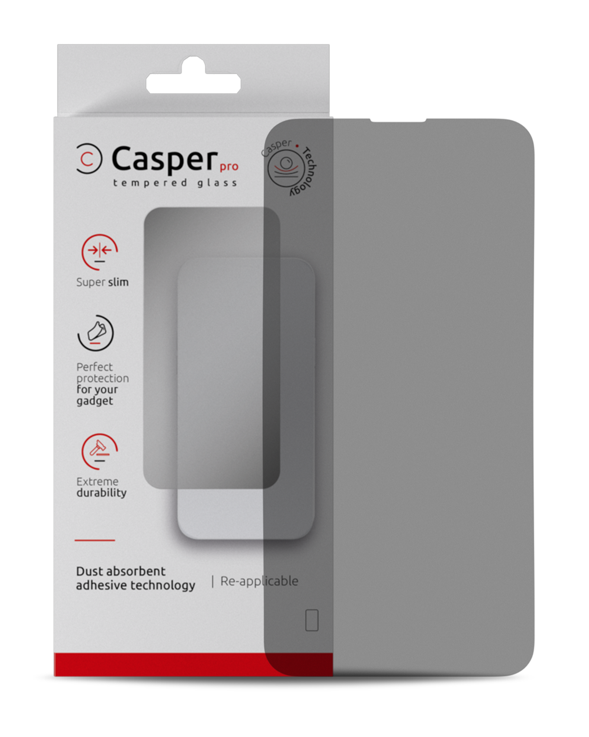 Casper Pro Tempered Glass For iPhone 13 Mini (Retail Pack) (Privacy)