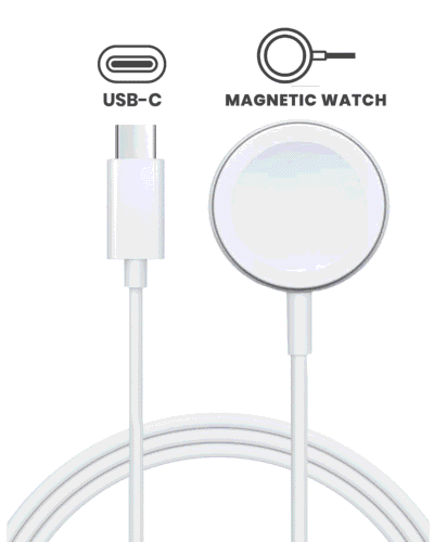 Apple USB-C Magnetic Watch Charging Cable (1m, 3.3ft) (OEM Grade A, Bulk Packaging)