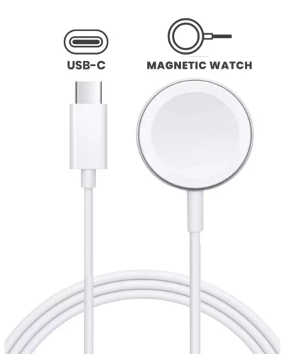 Apple USB-C Magnetic Watch Charging Cable (1m, 3.3ft) (OEM Brand New, Bulk Packaging)