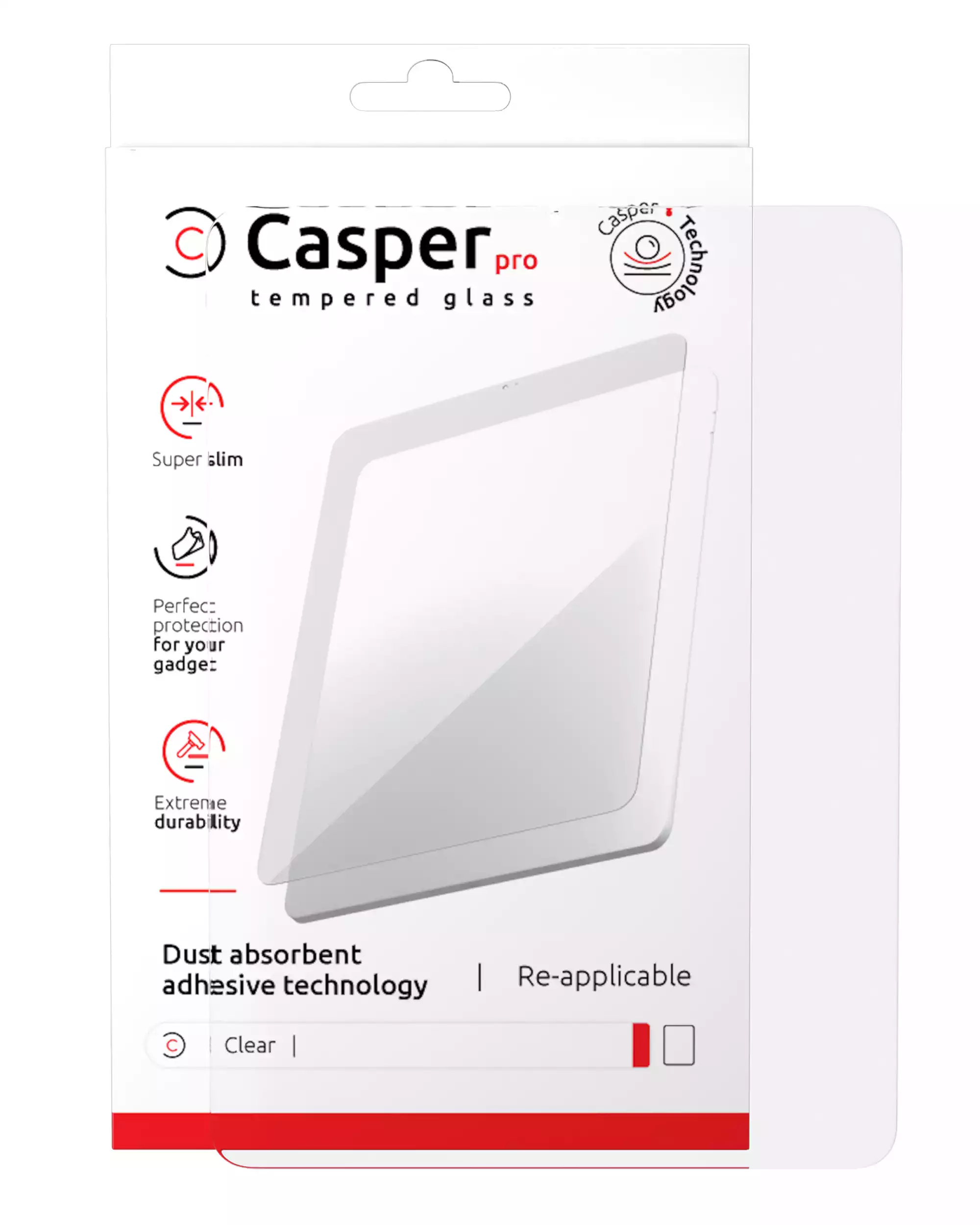 Casper Pro Tempered Glass Screen Protector for iPad Air 1/Air 2/Pro 9.7/iPad 5 (2017)/iPad 6 (2018) - Matte