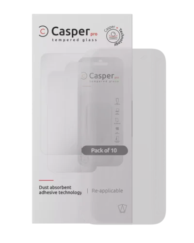 Casper Pro Tempered Glass For iPhone 16 Pro Max / 17 Pro Max (10 Pack) (Matte)