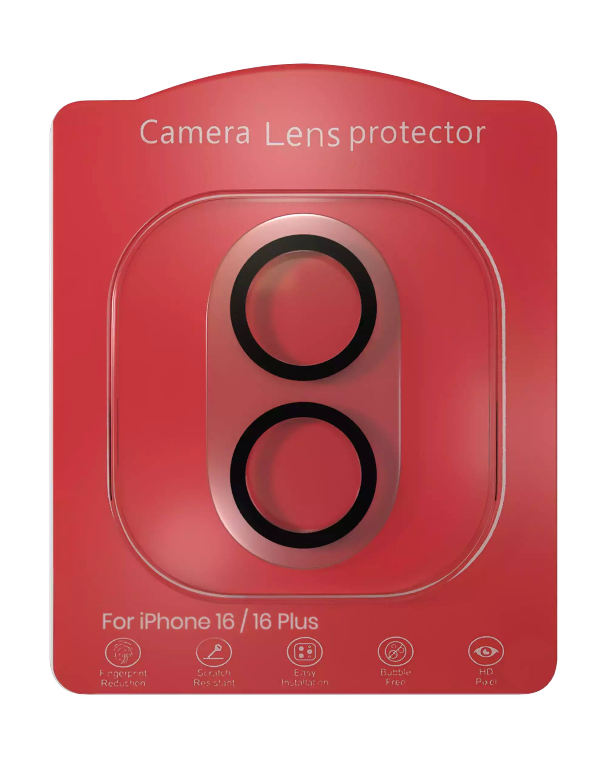 Casper Camera Lens Protector For iPhone 17 / 16 / 16 Plus (Crystal Full Cover)