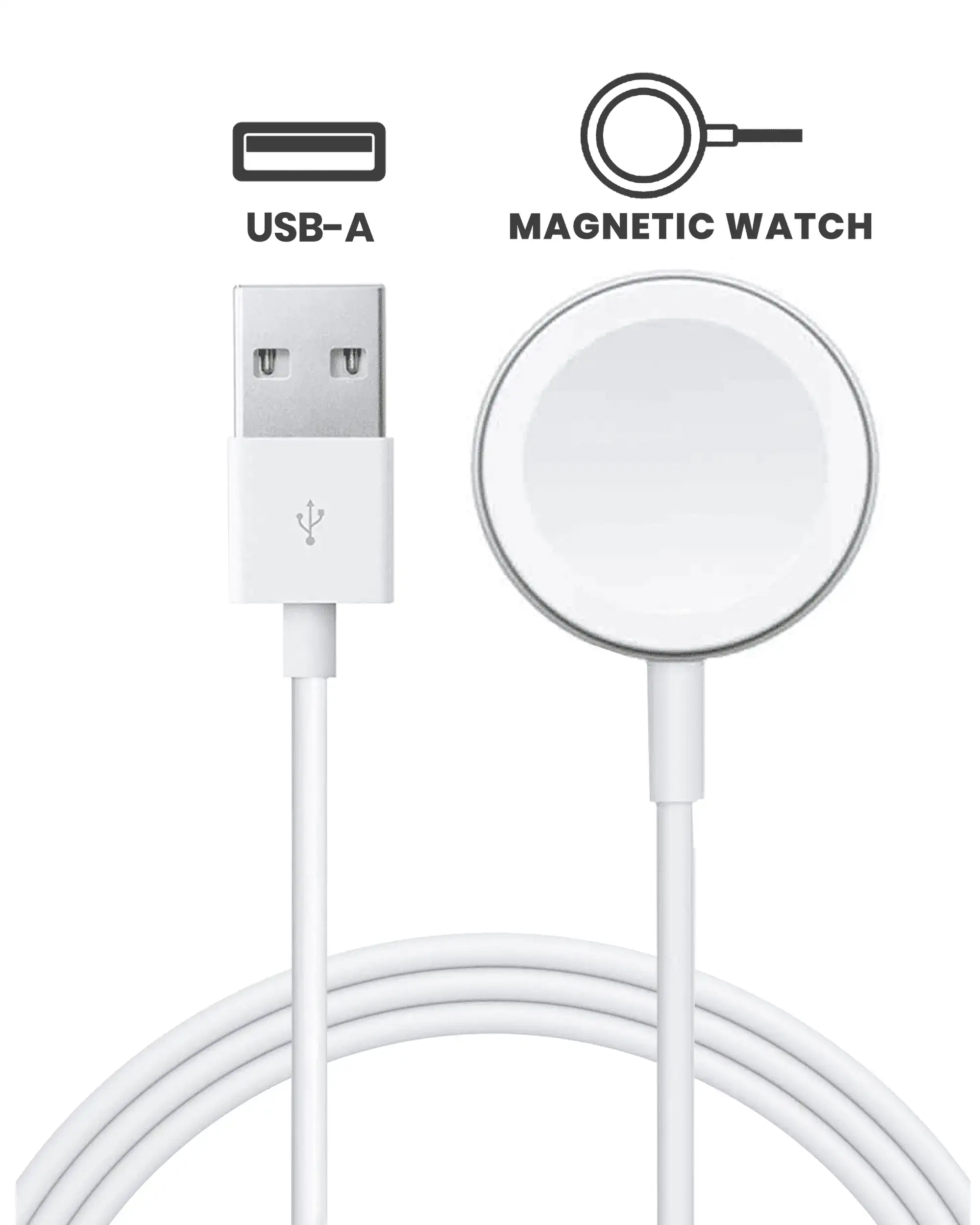 Apple USB-A Magnetic Watch Charging Cable (1m) – OEM Brand New