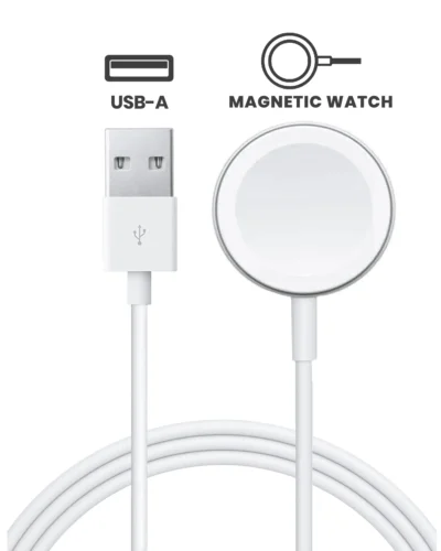 Apple USB-A Magnetic Charging Cable (1m, 3.3ft) (OEM Brand New, Bulk Packaging)