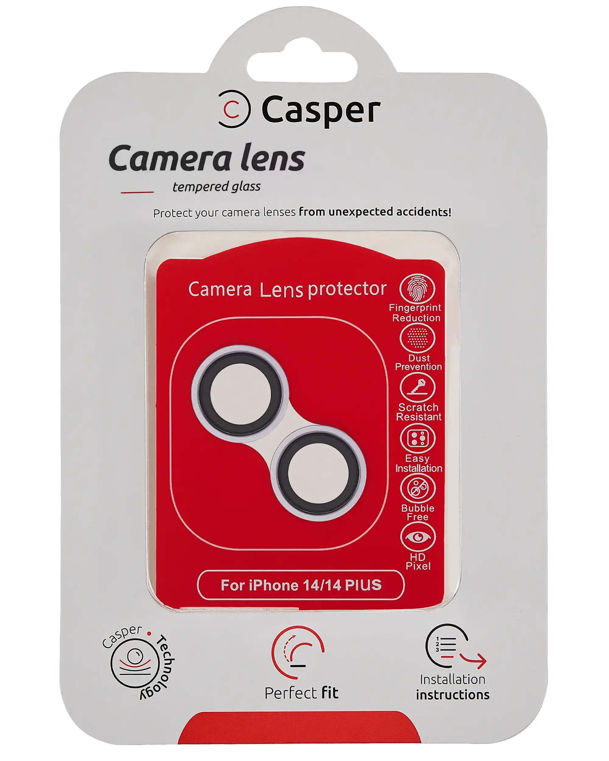 iPhone 14 / 14 Plus camera lens protector - purple
