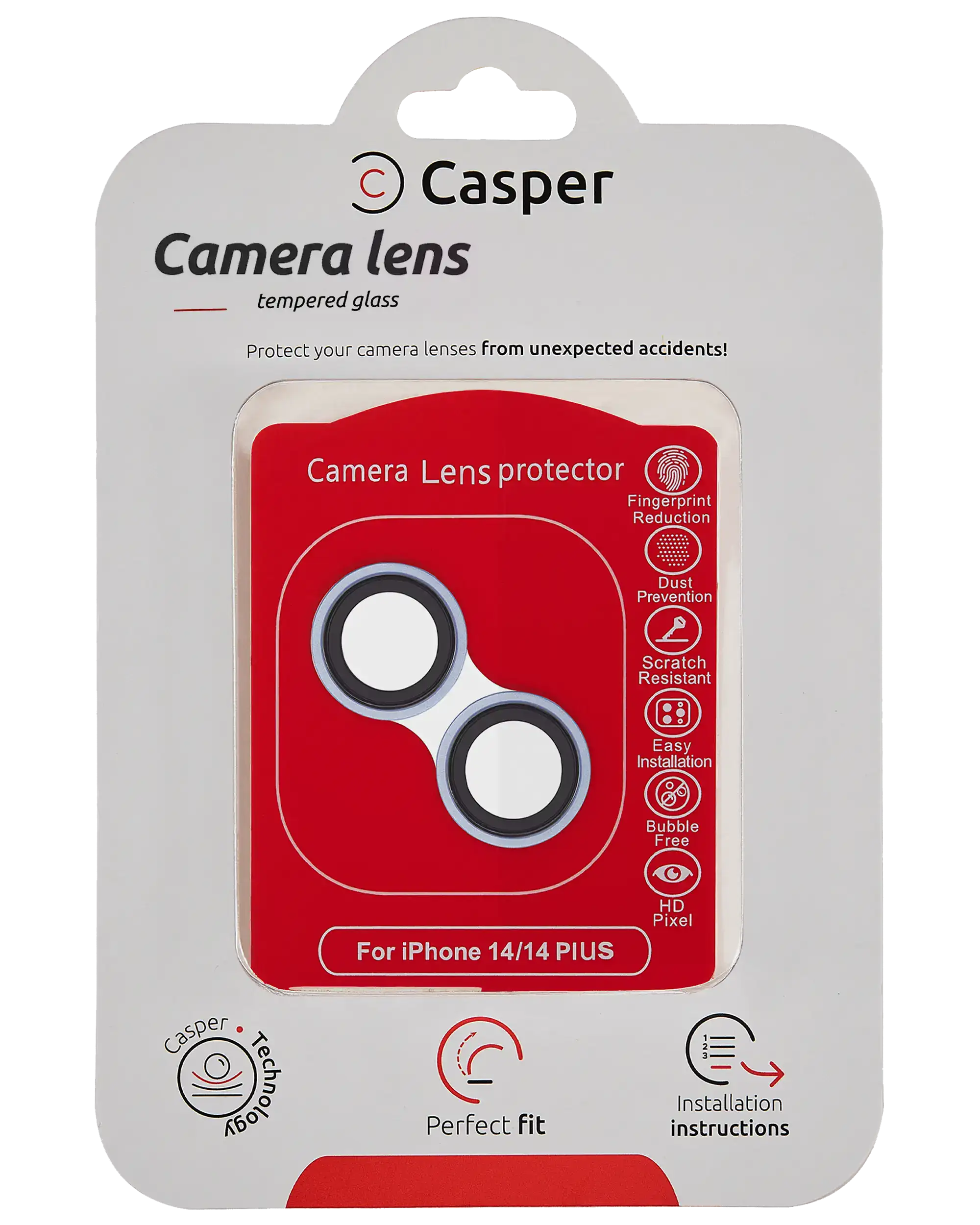 iPhone 14 / 14 Plus camera lens protector - blue