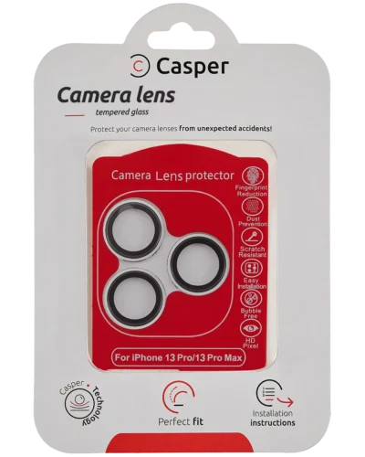 iPhone 13 Pro / 13 Pro Max camera lens protector - silver