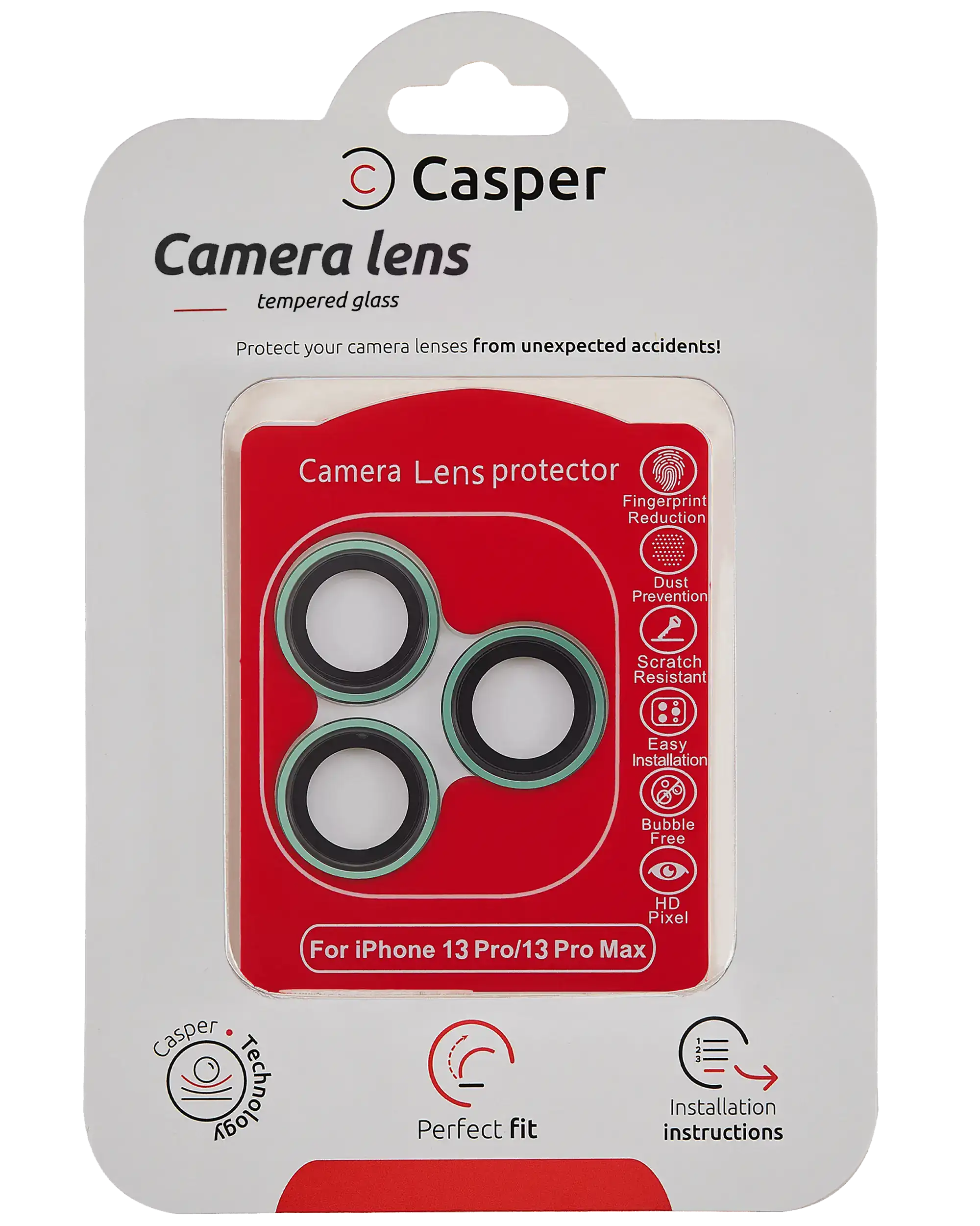 iPhone 13 Pro / 13 Pro Max camera lens protector - alpine green