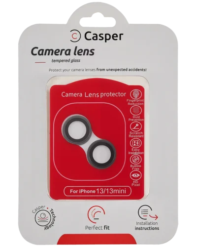 iPhone 13 / 13 Mini camera lens protector - black