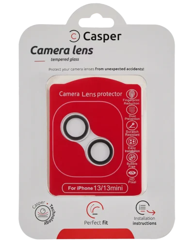 iPhone 13 / 13 Mini camera lens protector - silver