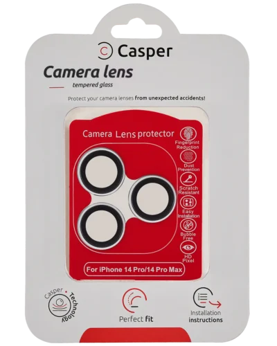 iPhone 14 Pro / 14 Pro Max Camera Lens Protector Silver
