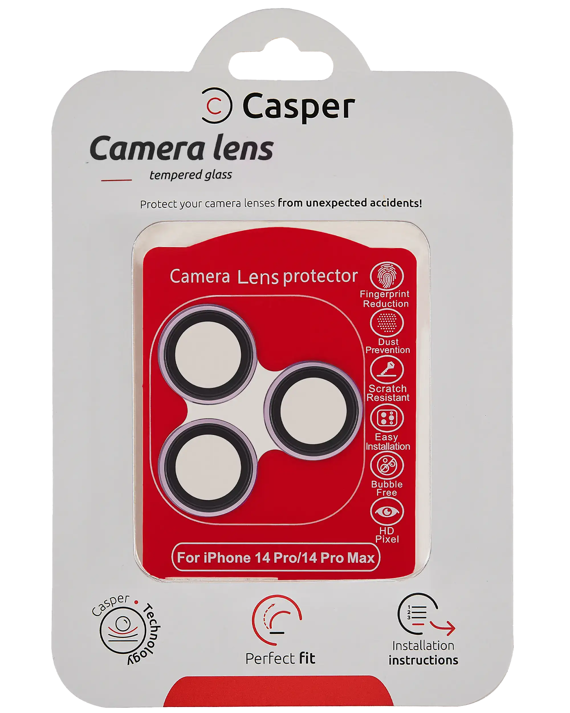 iPhone 14 Pro / 14 Pro Max Camera Lens Protector Purple