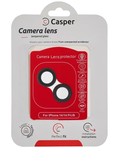 iPhone 14 / 14 Plus camera lens protector - black