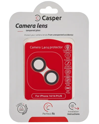 iPhone 14 / 14 Plus camera lens protector - red