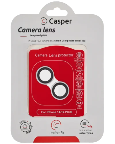 iPhone 14 / 14 Plus camera lens protector - silver