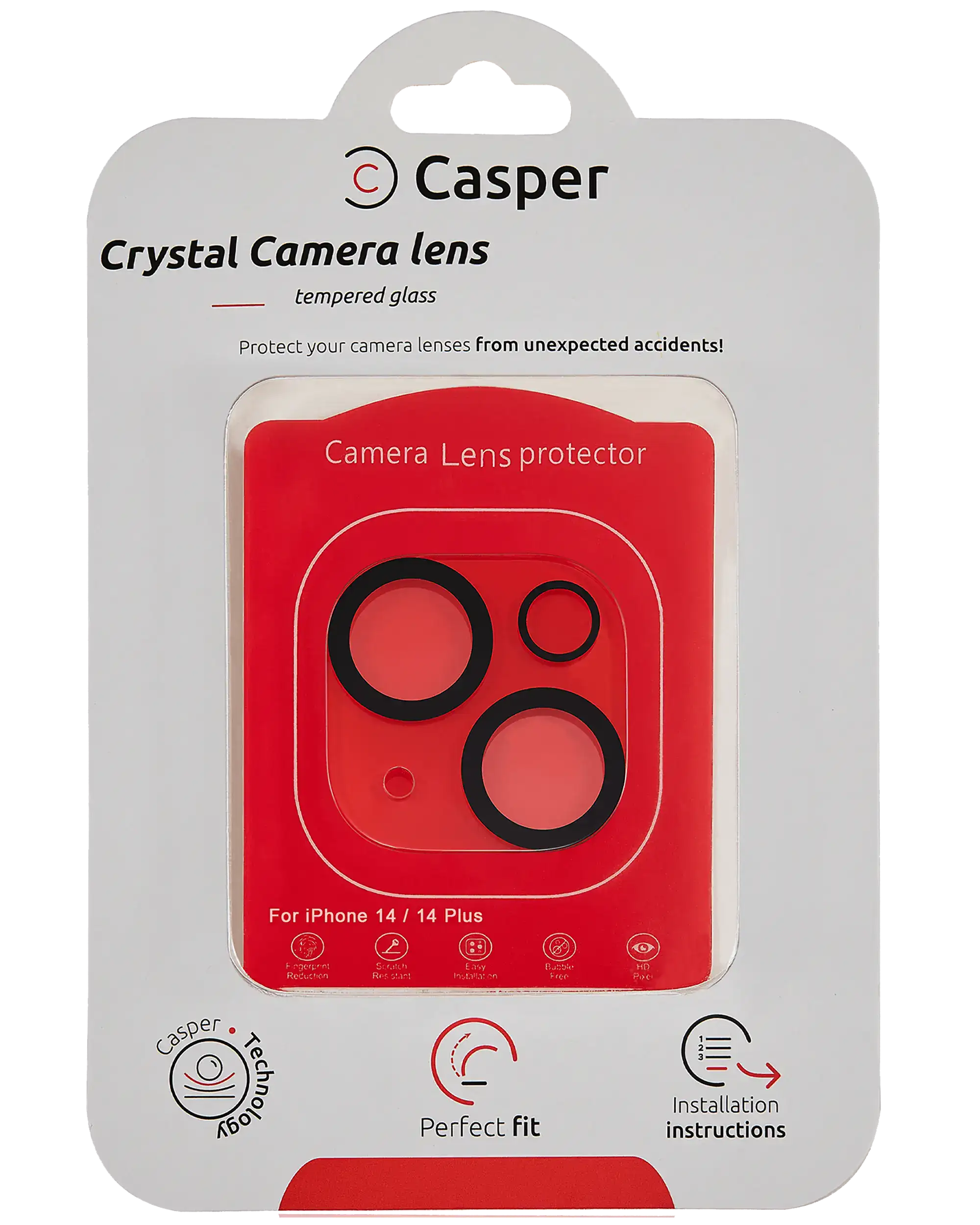 iPhone 14 / 14 Plus camera lens protector - crystal full cover