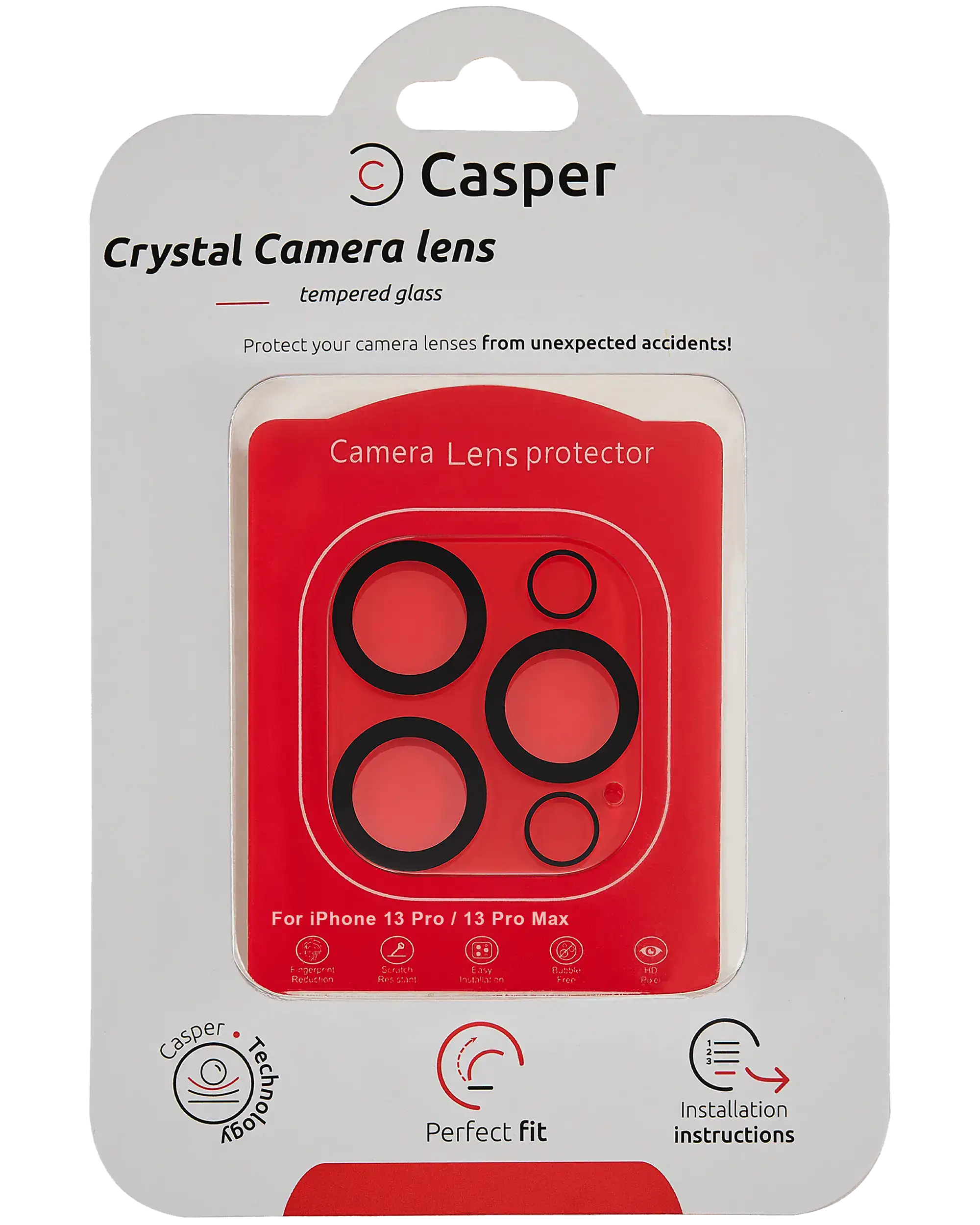 iPhone 13 Pro / 13 Pro Max camera lens protector - crystal full cover
