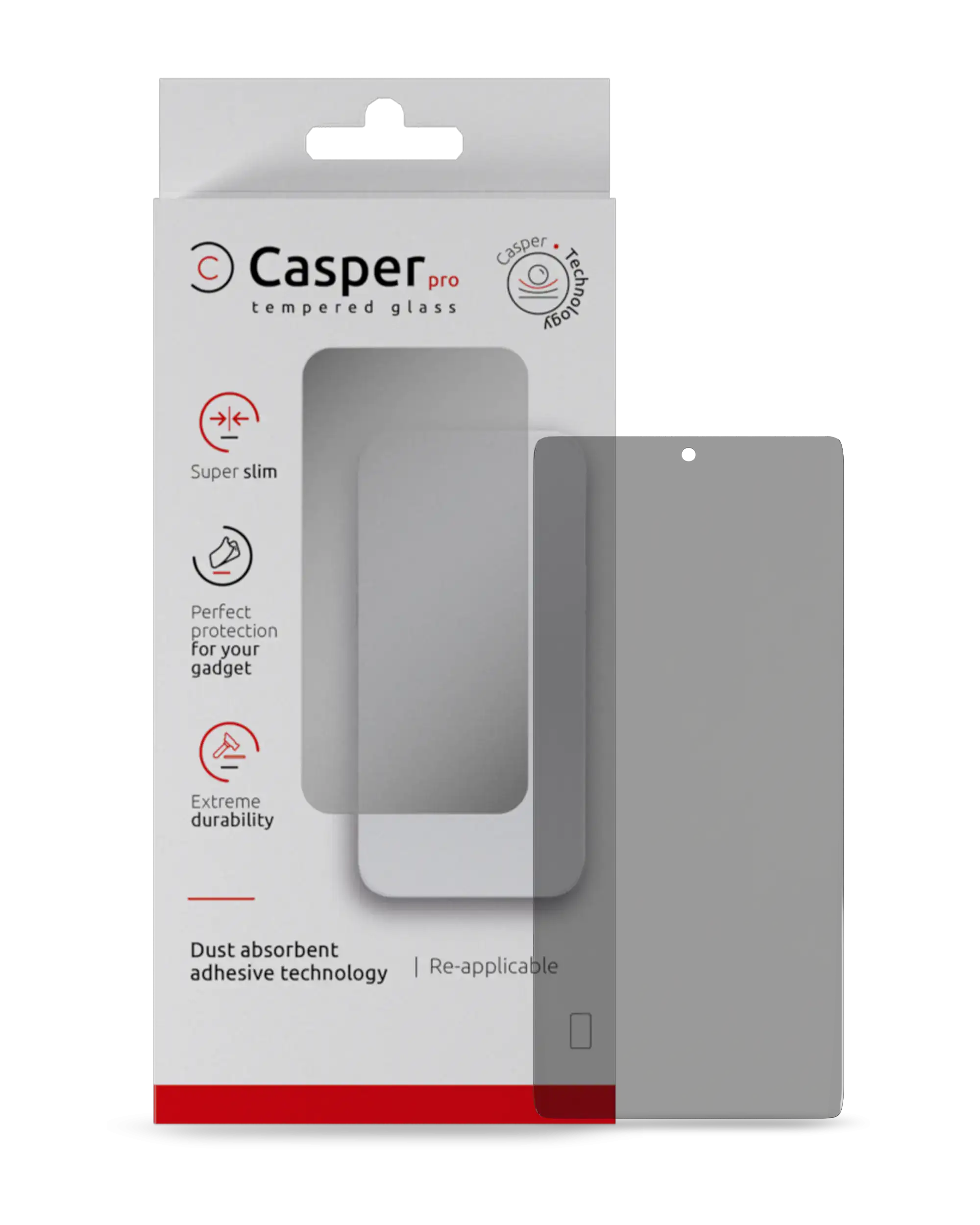 Casper Pro Tempered Glass For Samsung Galaxy S25 Ultra (Retail Pack) (Privacy)