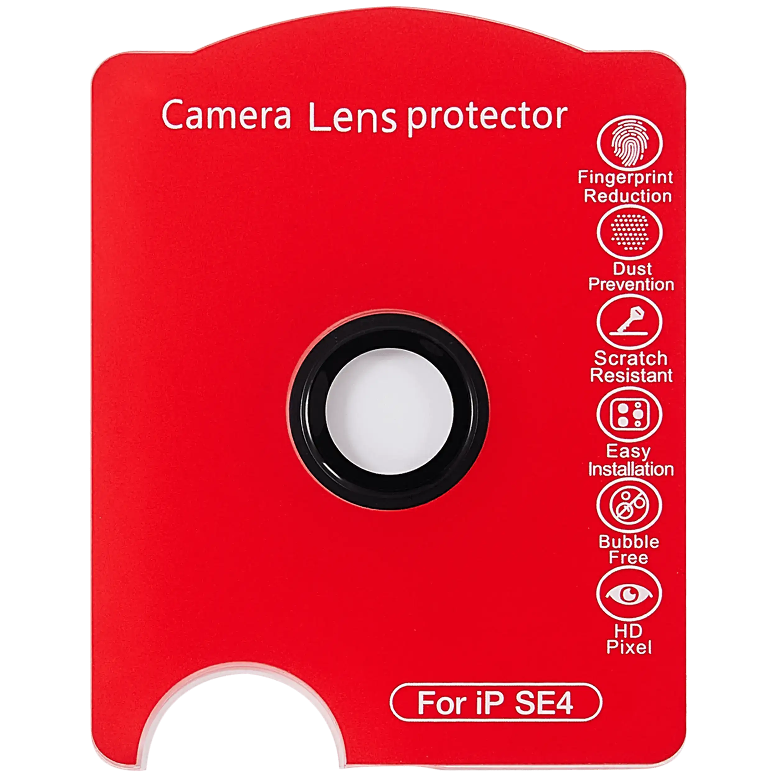 Casper Camera Lens Protector For iPhone 16E / 17E (Black) (Clear)