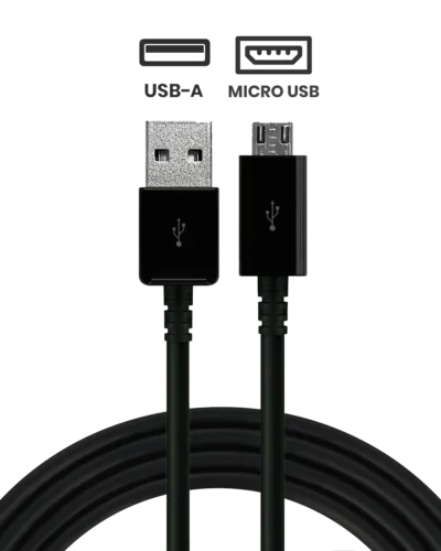 Micro USB To USB Type A Cable (Generic) (Black)