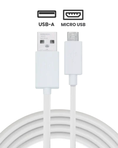 Micro USB To USB Type A Cable (Generic) (White)