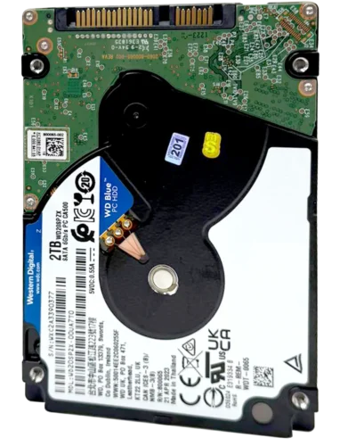 2TB WD Blue 2.5" HDD Internal Hard Drive - 5400 RPM (7mm) (Premium)